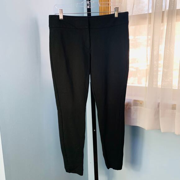 Loft Black Julie Ponte Pants Size 10 - Picture 2 of 8